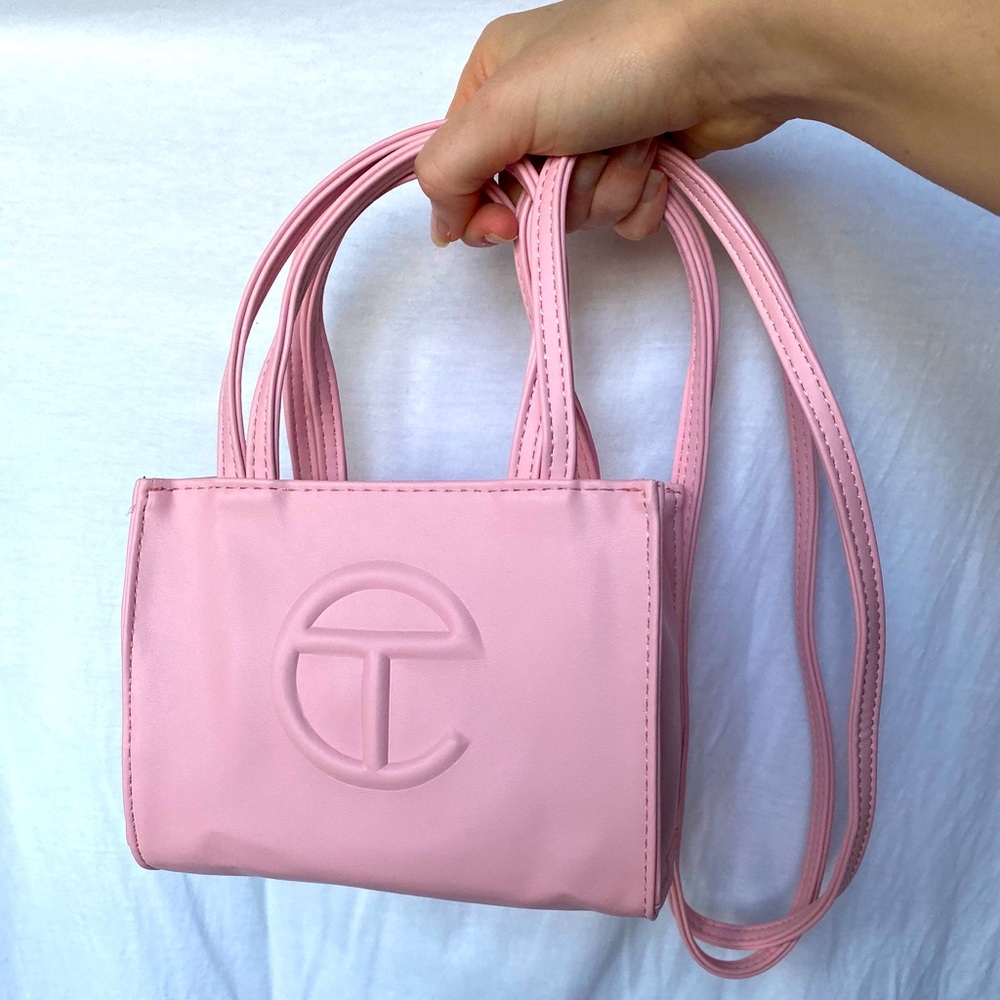 Telfar Small Bubblegum Pink Shopping Bag